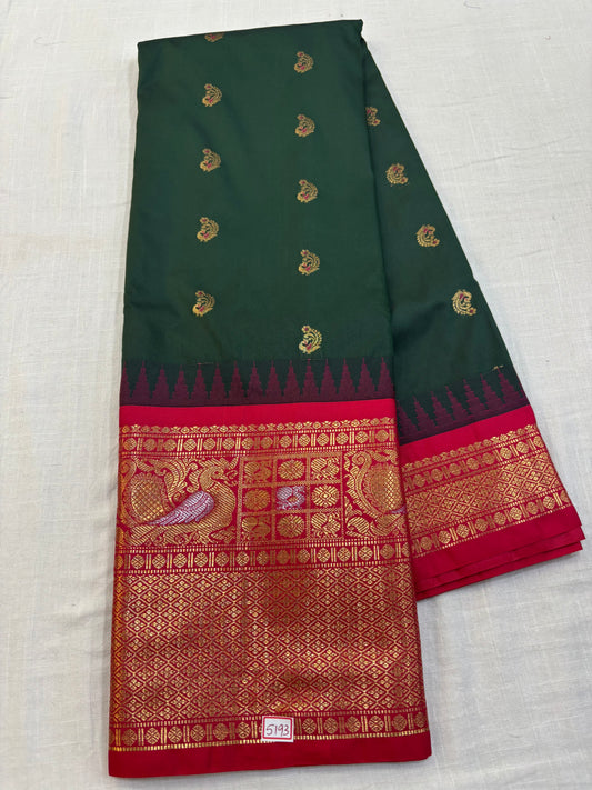 Semi Gadwal Silk Saree