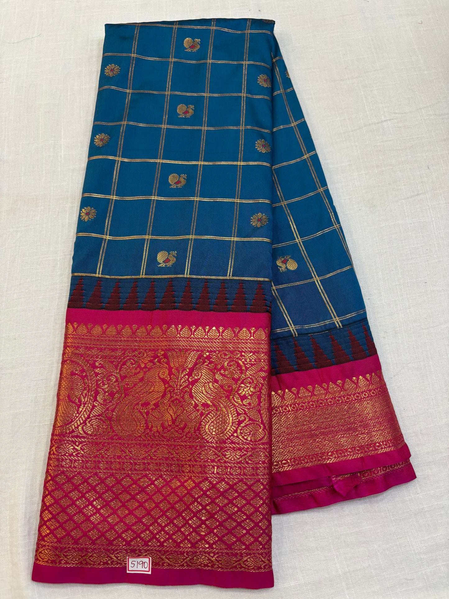 Semi Gadwal Silk Saree