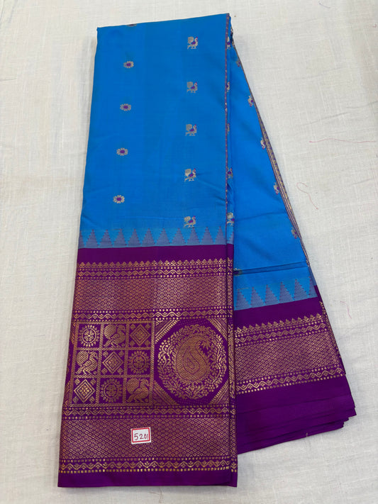 Semi Gadwal Silk Saree