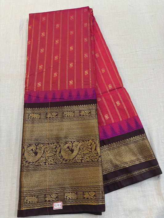 Semi Gadwal Silk Saree