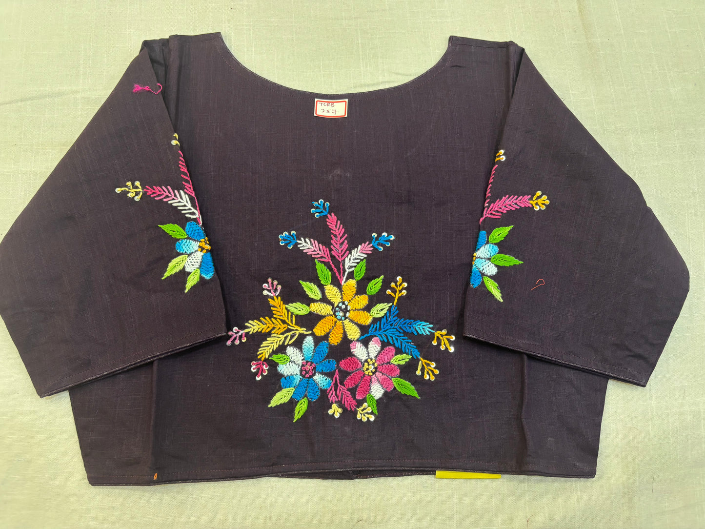 High Neck ReadyMade Blouse