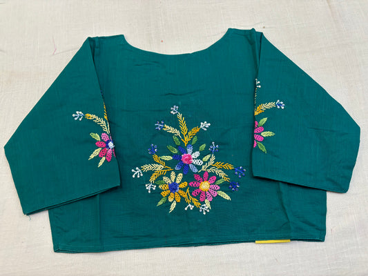 High Neck ReadyMade Blouse