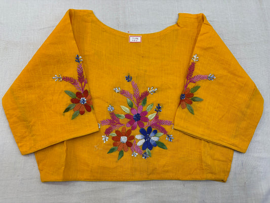 High Neck ReadyMade Blouse