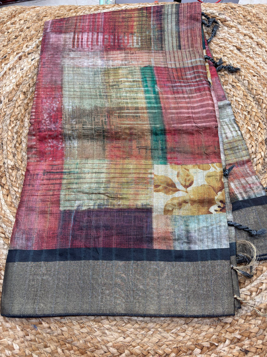 Tussar saree-12
