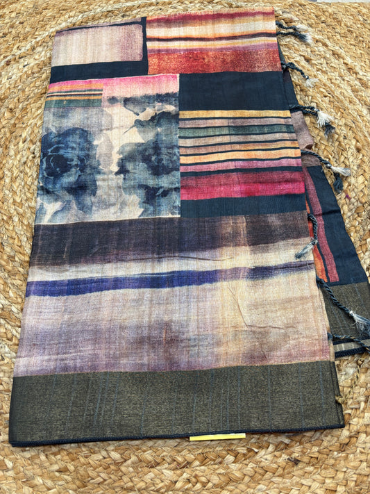 Tussar saree-15