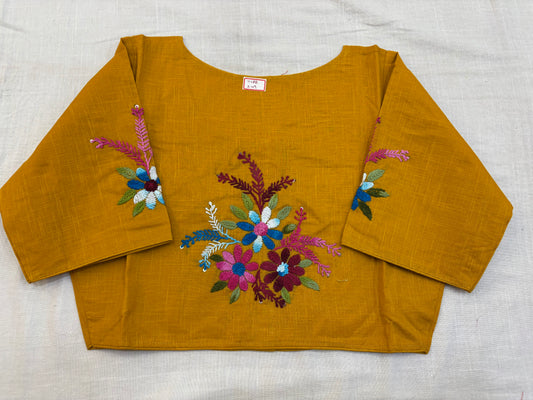 High Neck ReadyMade Blouse