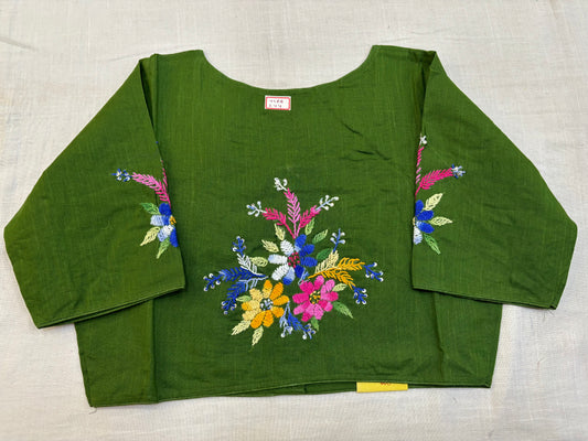 High Neck ReadyMade Blouse