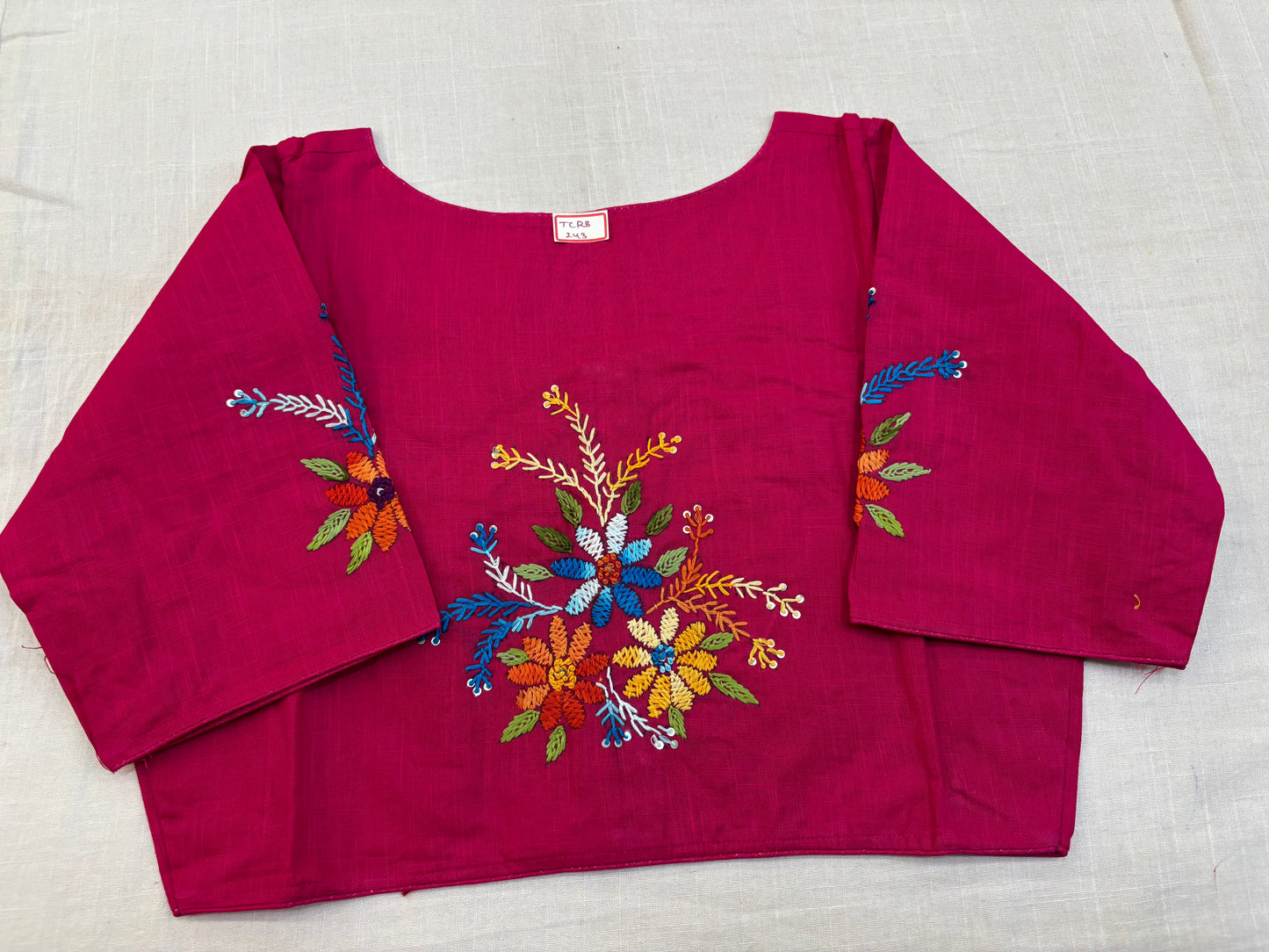 High Neck ReadyMade Blouse
