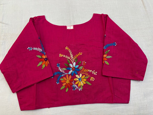 High Neck ReadyMade Blouse