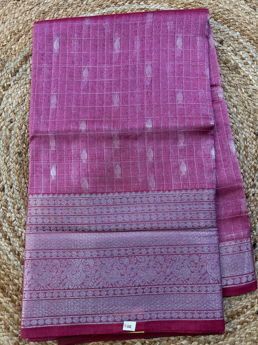 Mangalgiri Silk Saree Big border