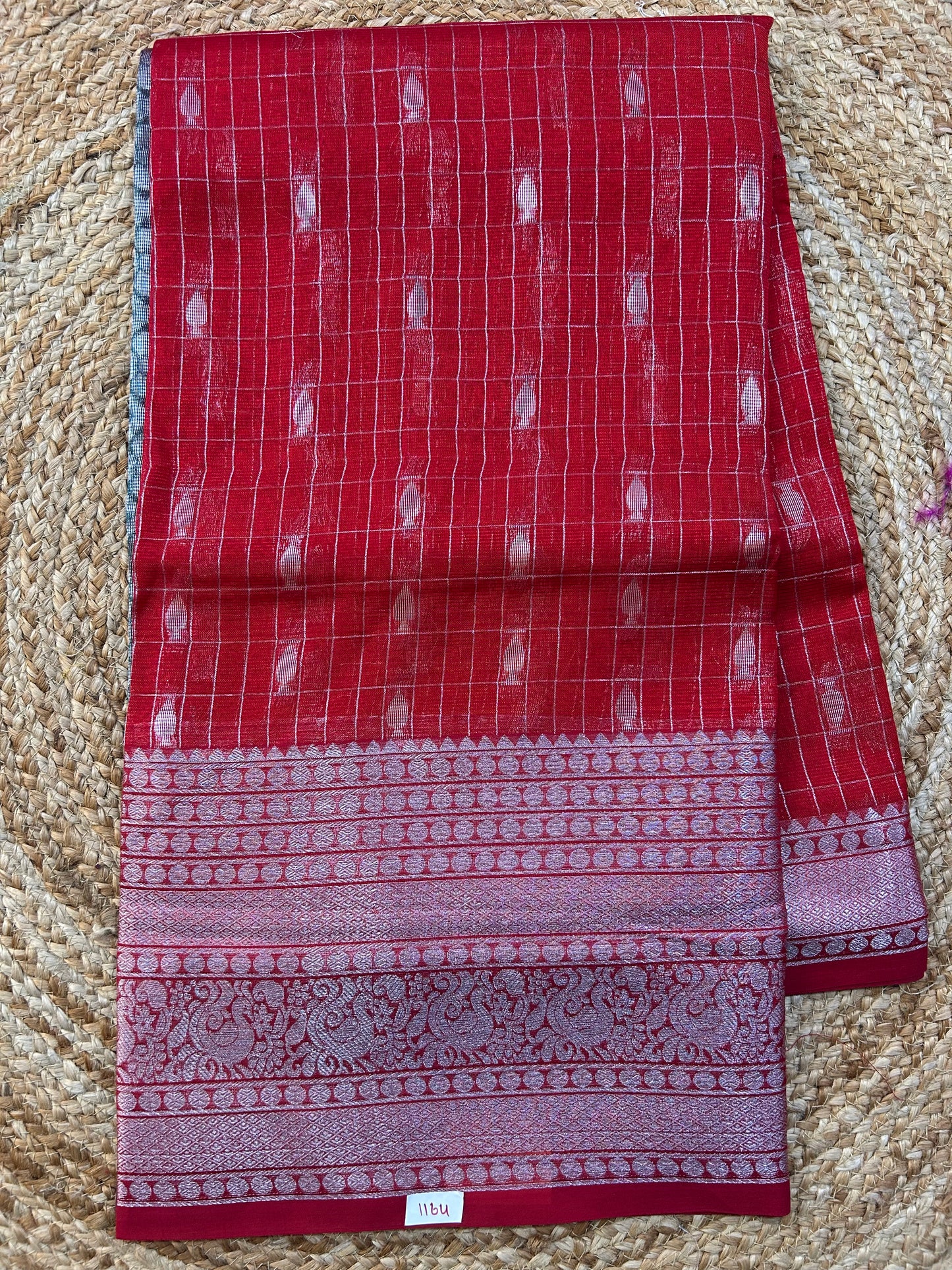Mangalgiri Silk Saree Big border