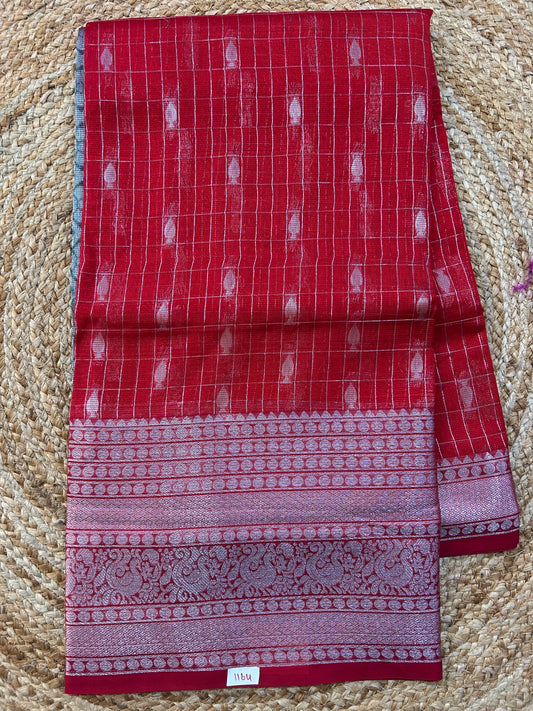 Mangalgiri Silk Saree Big border