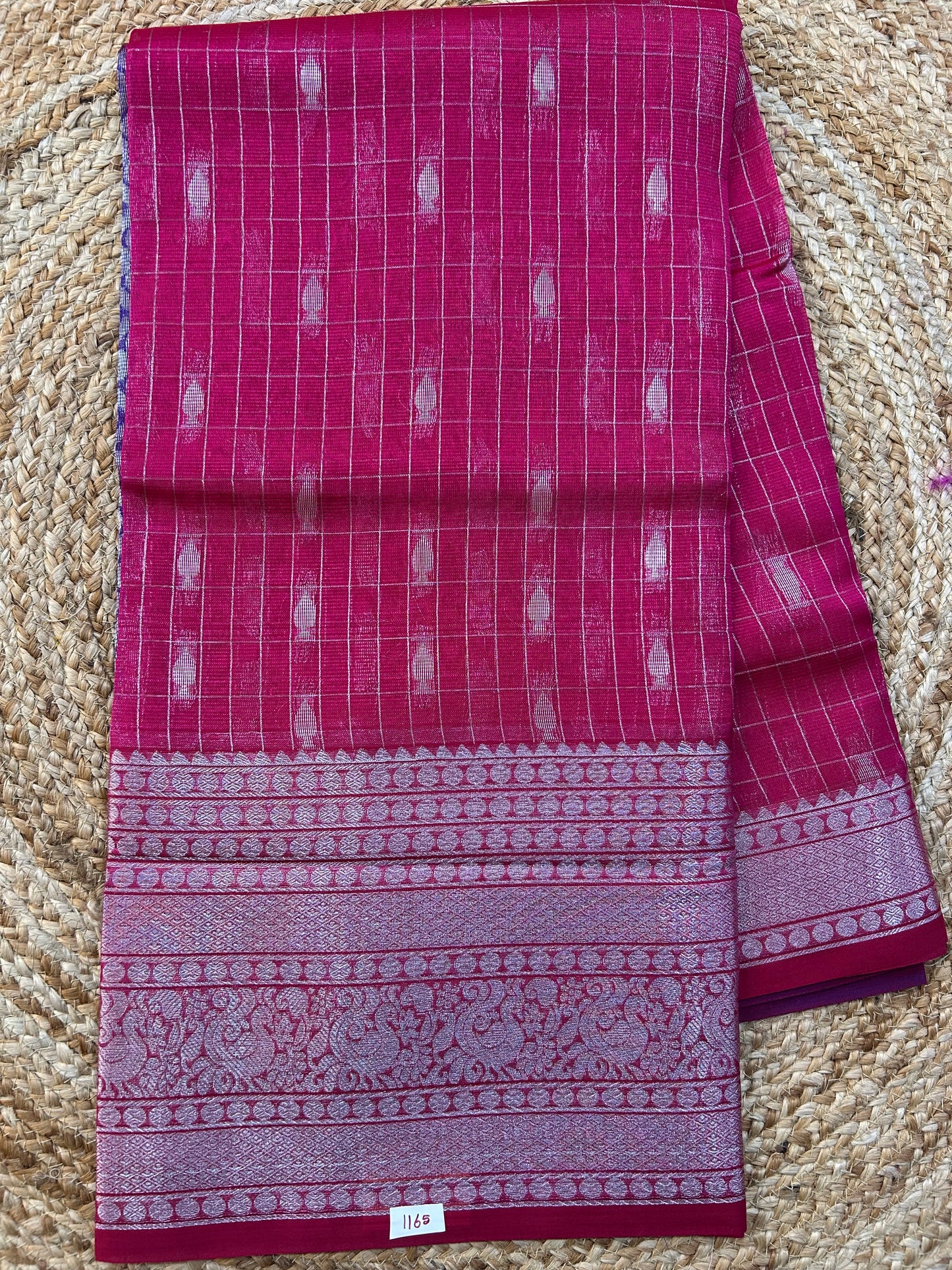Mangalgiri Silk Saree Big border