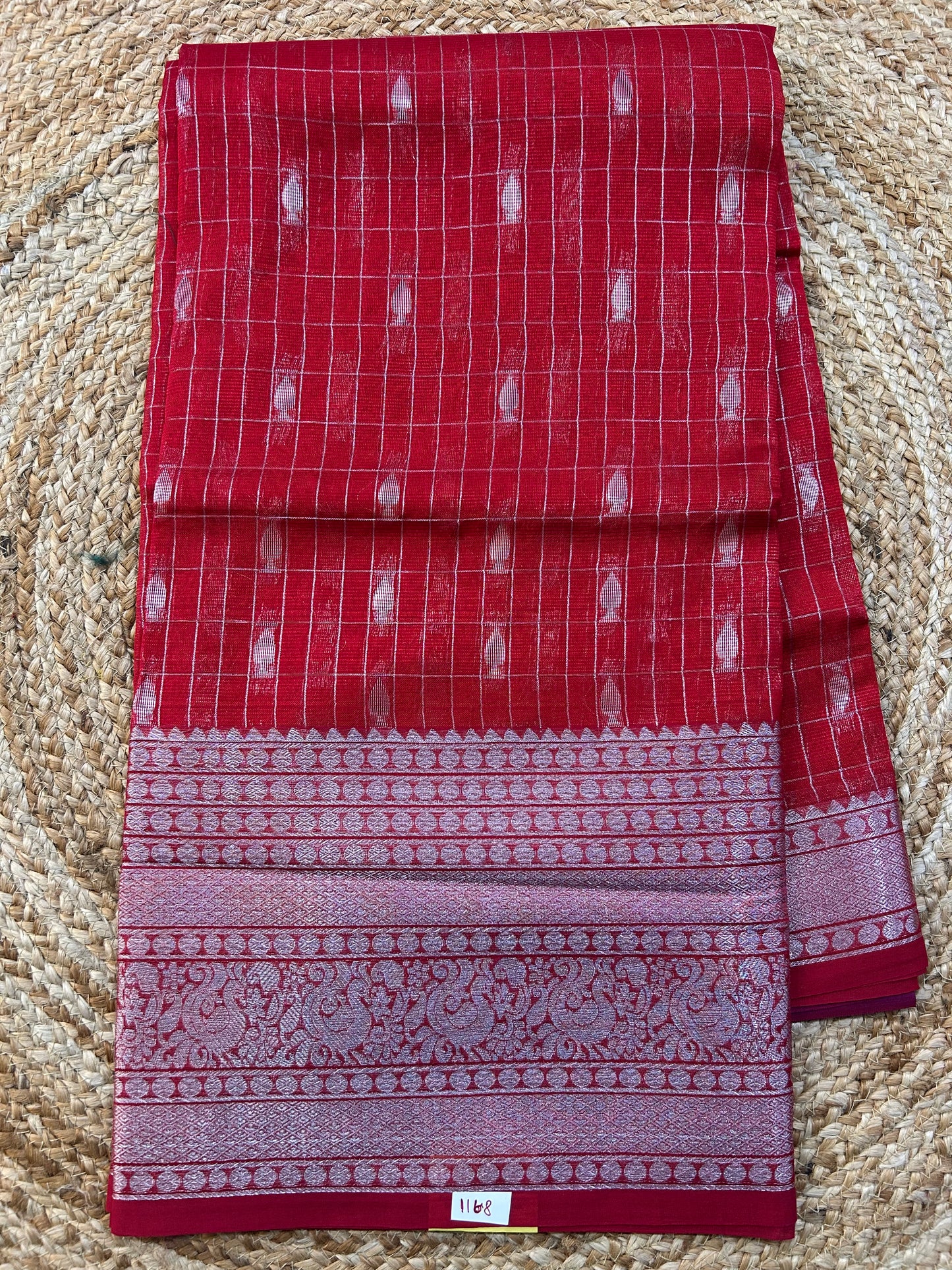 Mangalgiri Silk Saree Big border