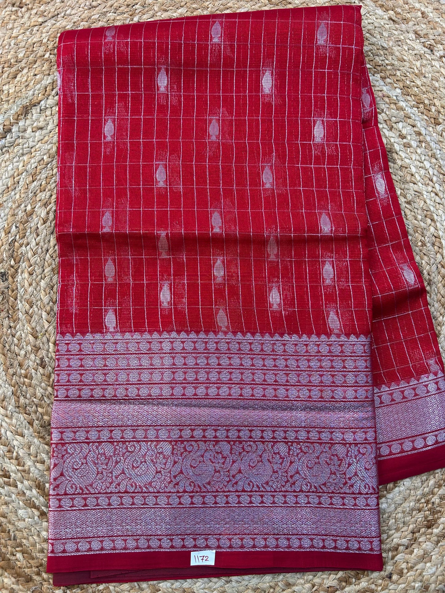 Mangalgiri Silk Saree Big border