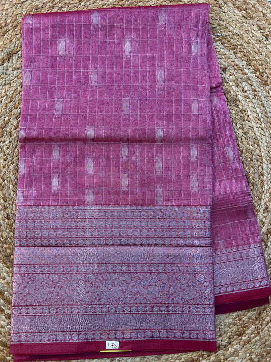 Mangalgiri Silk Saree Big border