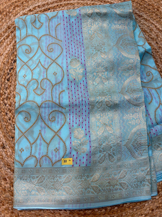 Russian Crepe saree Bandini Design C22