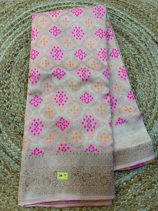Russian Crepe saree Bandini Design C24
