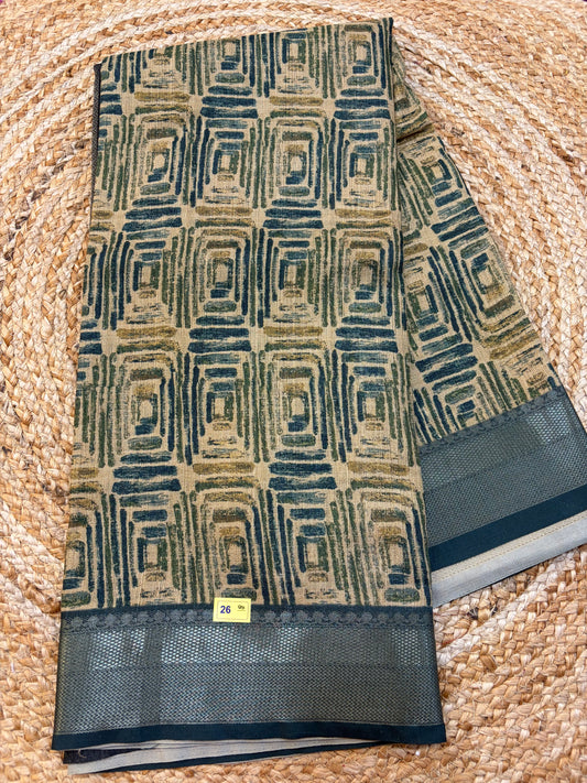 Chanderi Digital Printed Saree C26