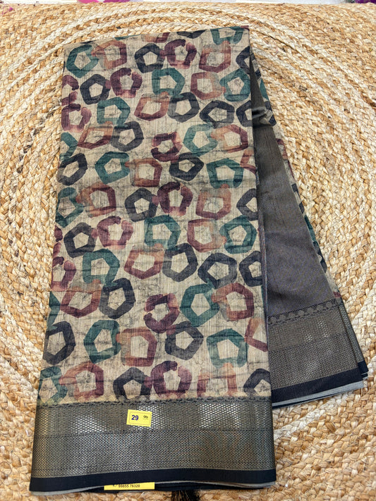 Chanderi Digital Printed Saree C29