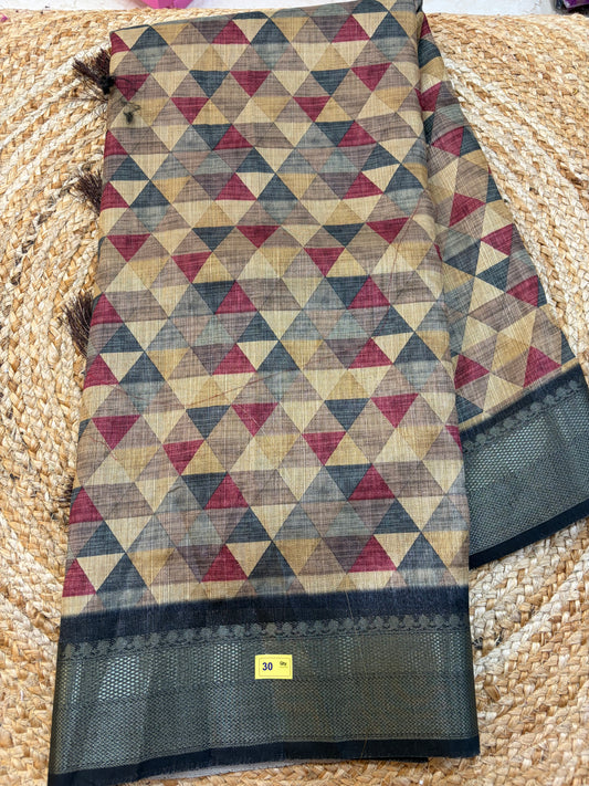 Chanderi Digital Printed Saree C30