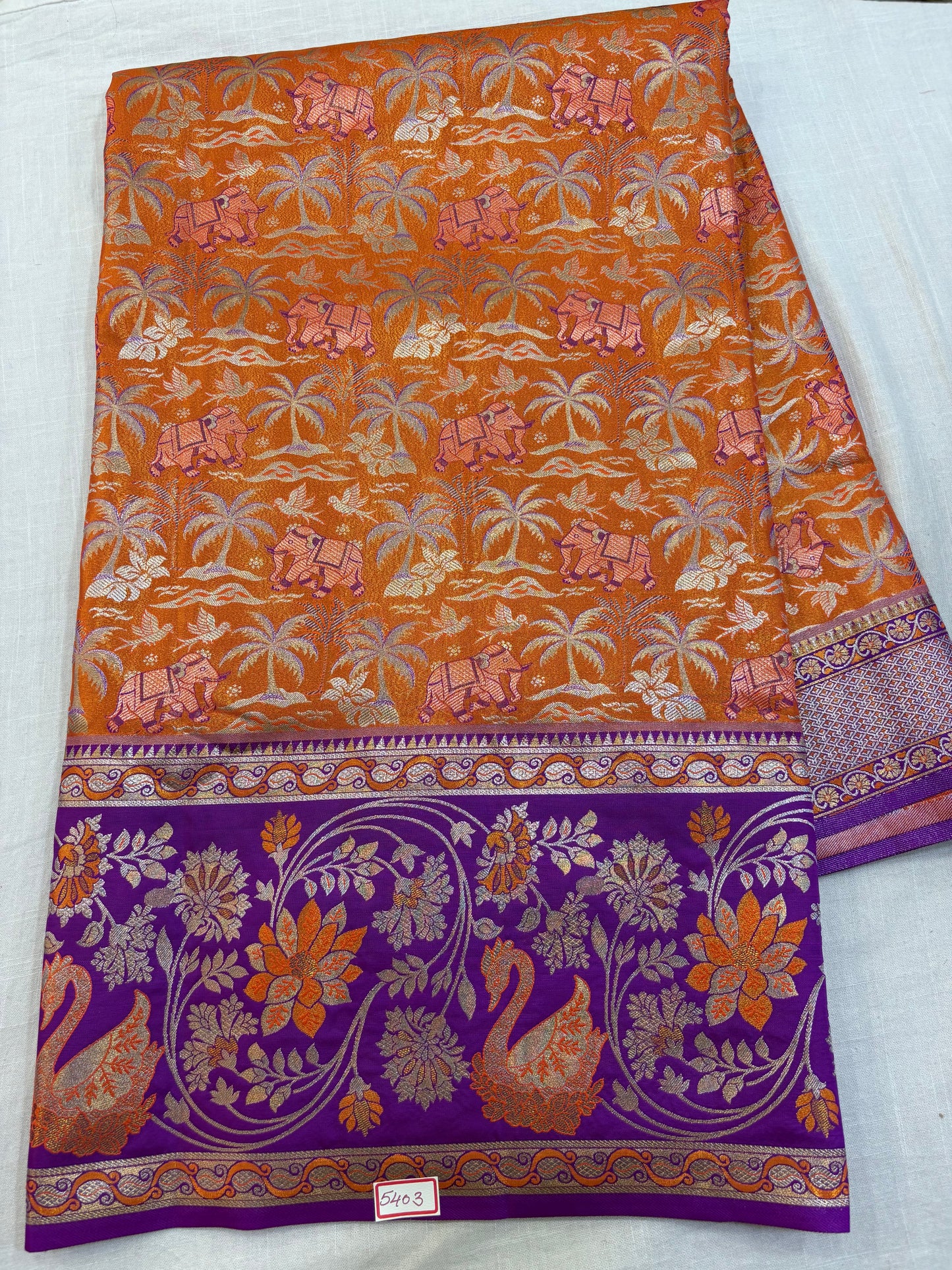 Meenakari Semi Kanchi Pattu Sarees