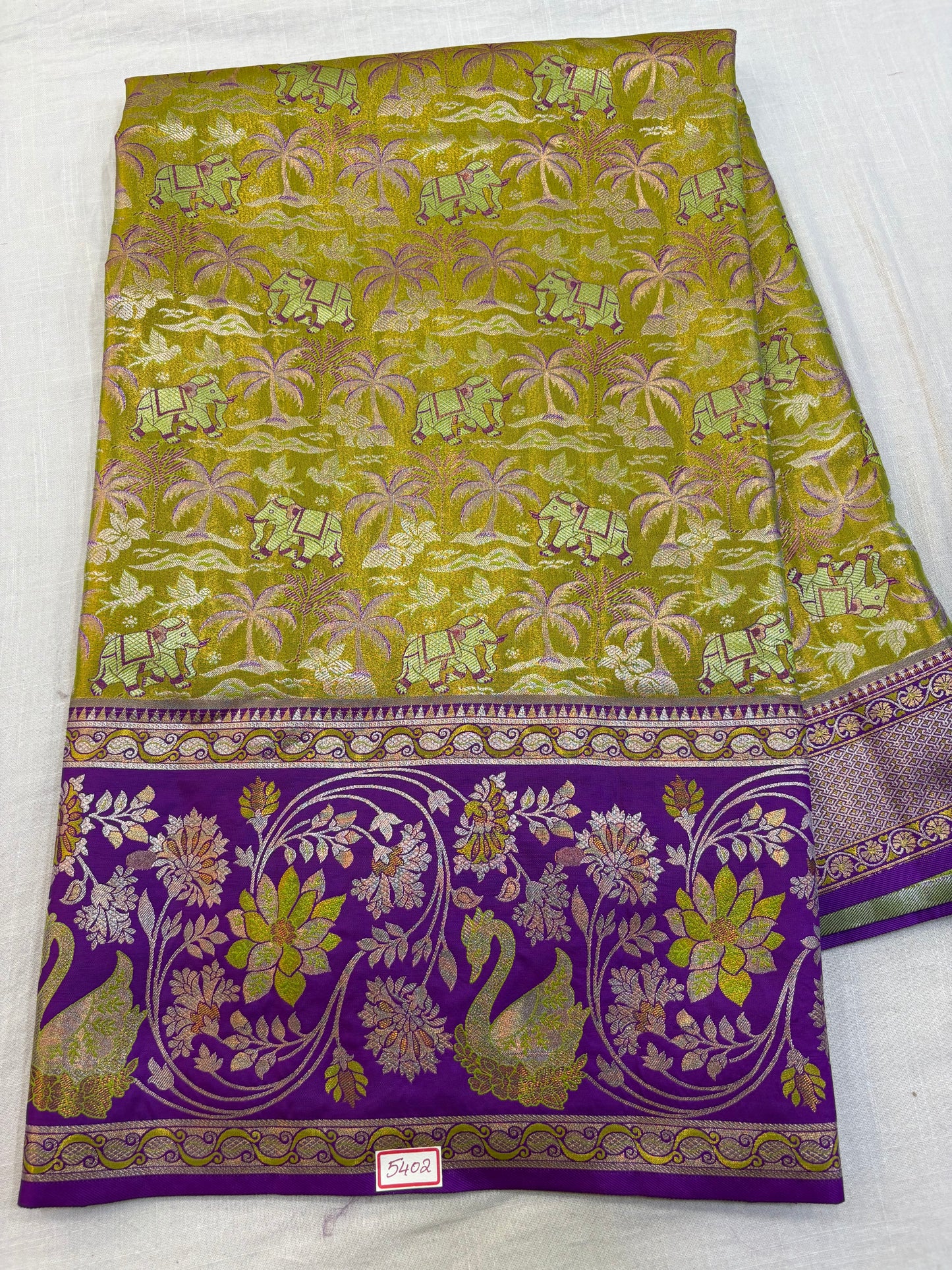 Meenakari Semi Kanchi Pattu Sarees