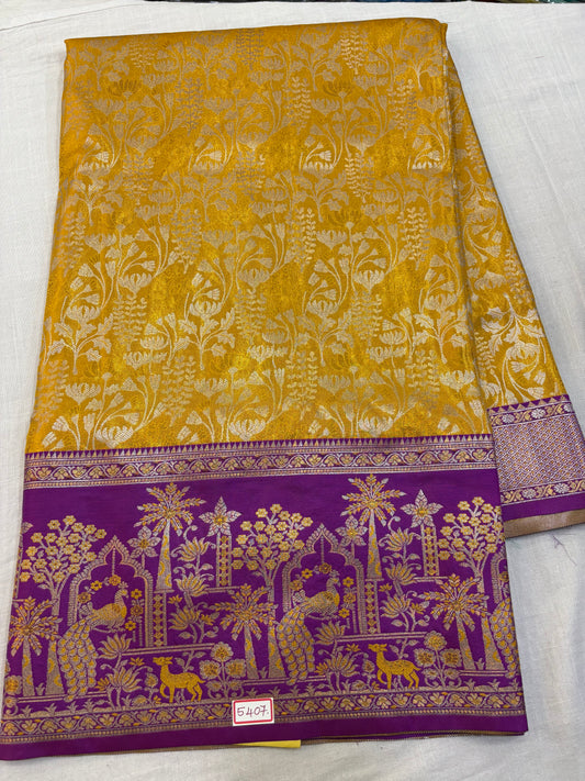 Meenakari Semi Kanchi Pattu Sarees