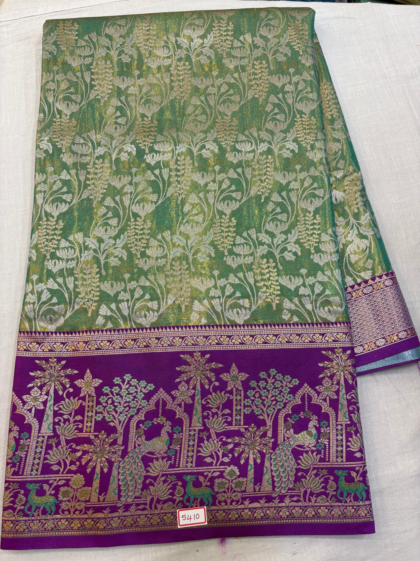 Meenakari Semi Kanchi Pattu Sarees