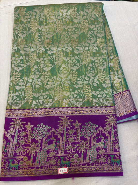 Meenakari Semi Kanchi Pattu Sarees