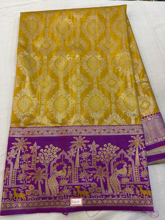Meenakari Semi Kanchi Pattu Sarees