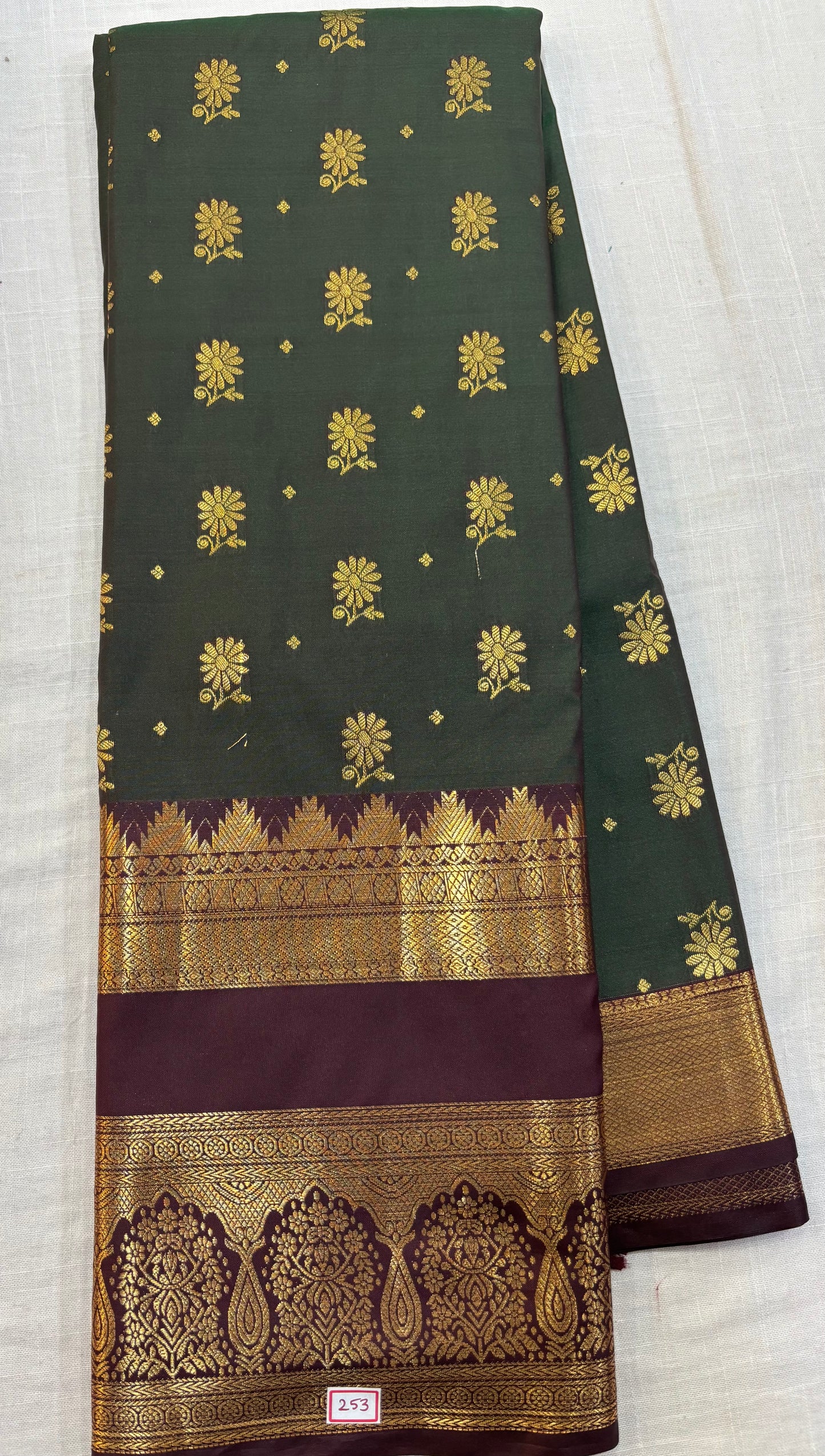 Semi Kanchi Butta Sarees