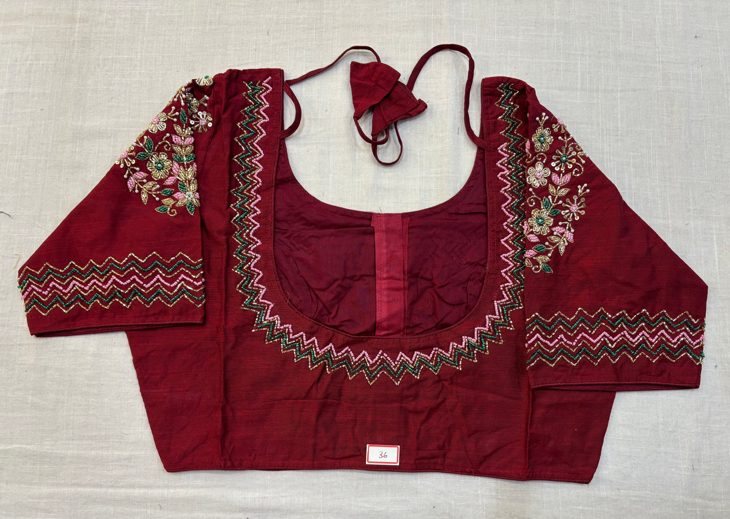 Raw Silk Maggam work blouses