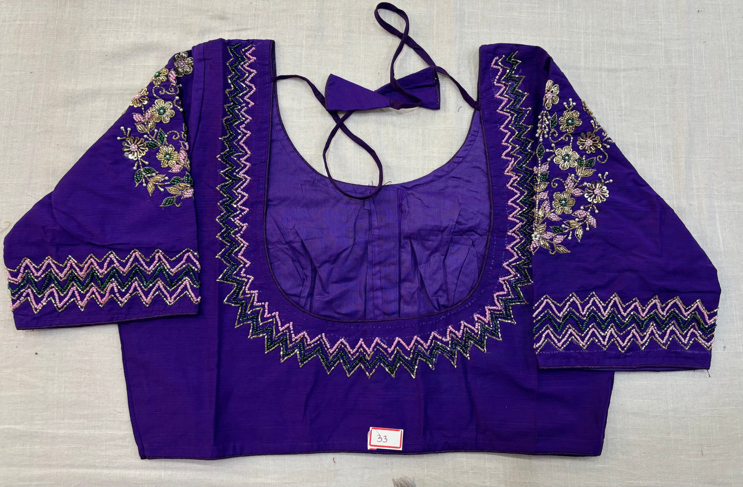 Raw Silk Maggam work blouses