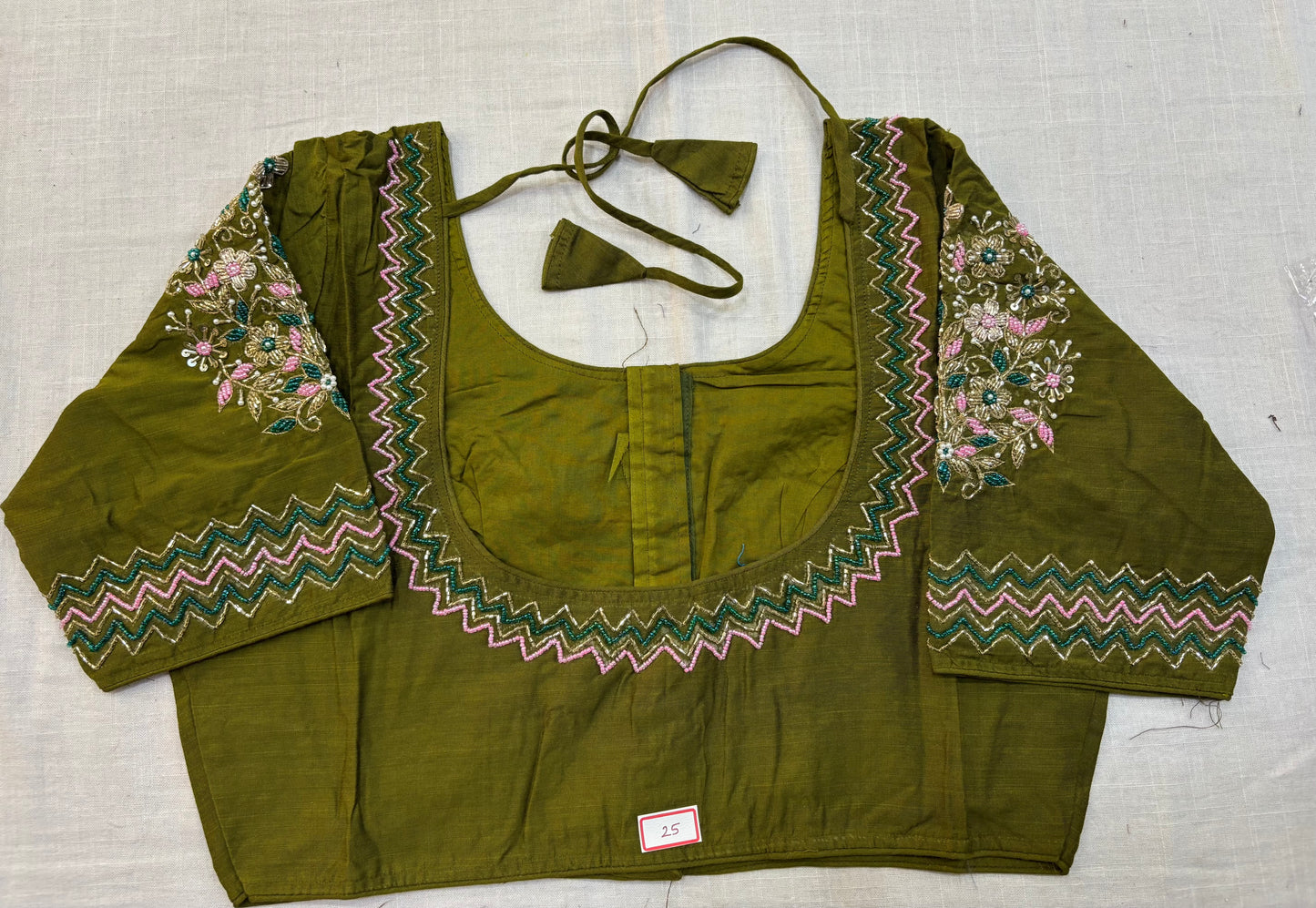 Raw Silk Maggam work blouses