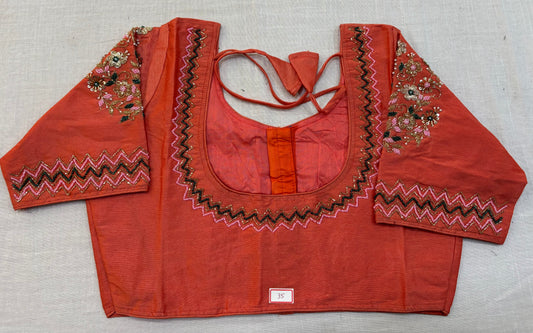 Raw Silk Maggam work blouses