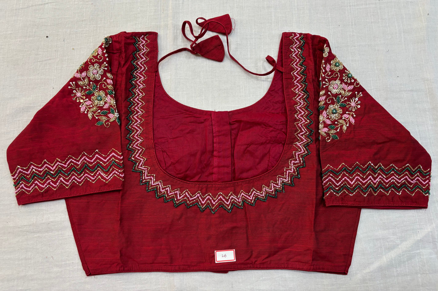 Raw Silk Maggam work blouses