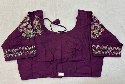 Raw Silk Maggam work blouses