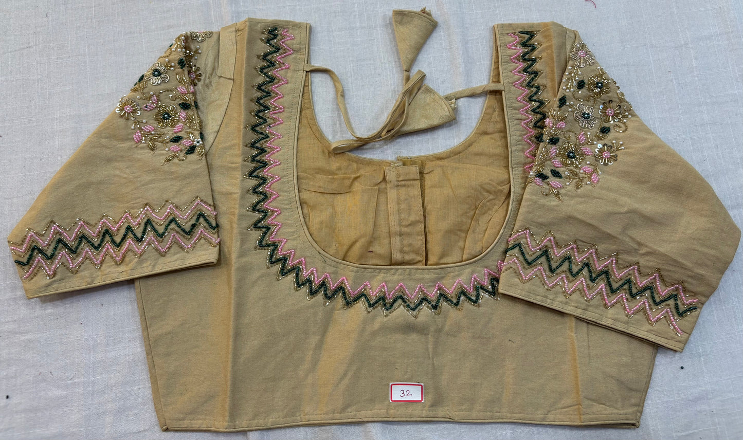 Raw Silk Maggam work blouses