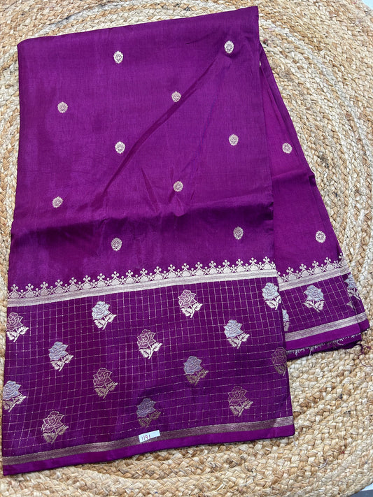Russian  Crepe saree