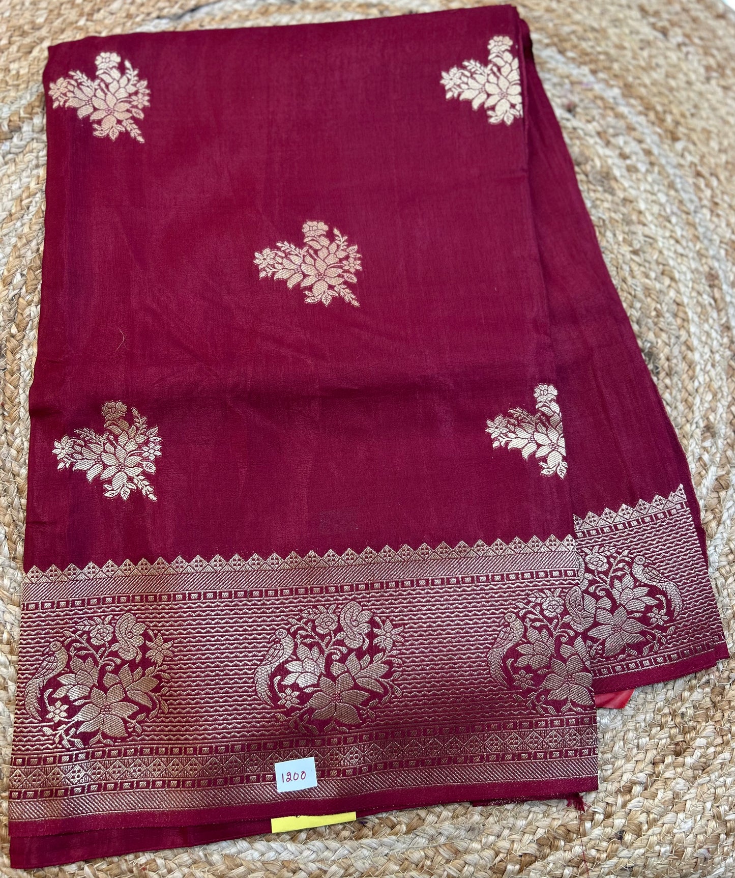 Russian  Crepe saree