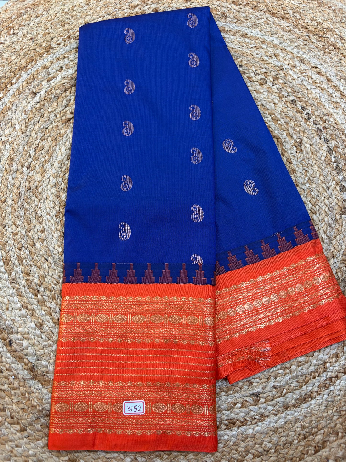 Semi Gadwal Silk Saree