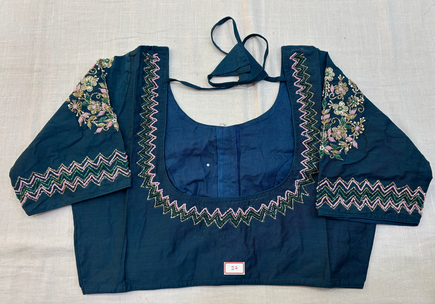 Raw Silk Maggam work blouses
