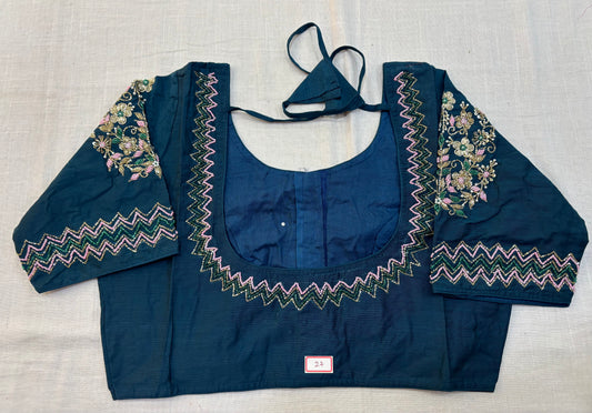 Raw Silk Maggam work blouses