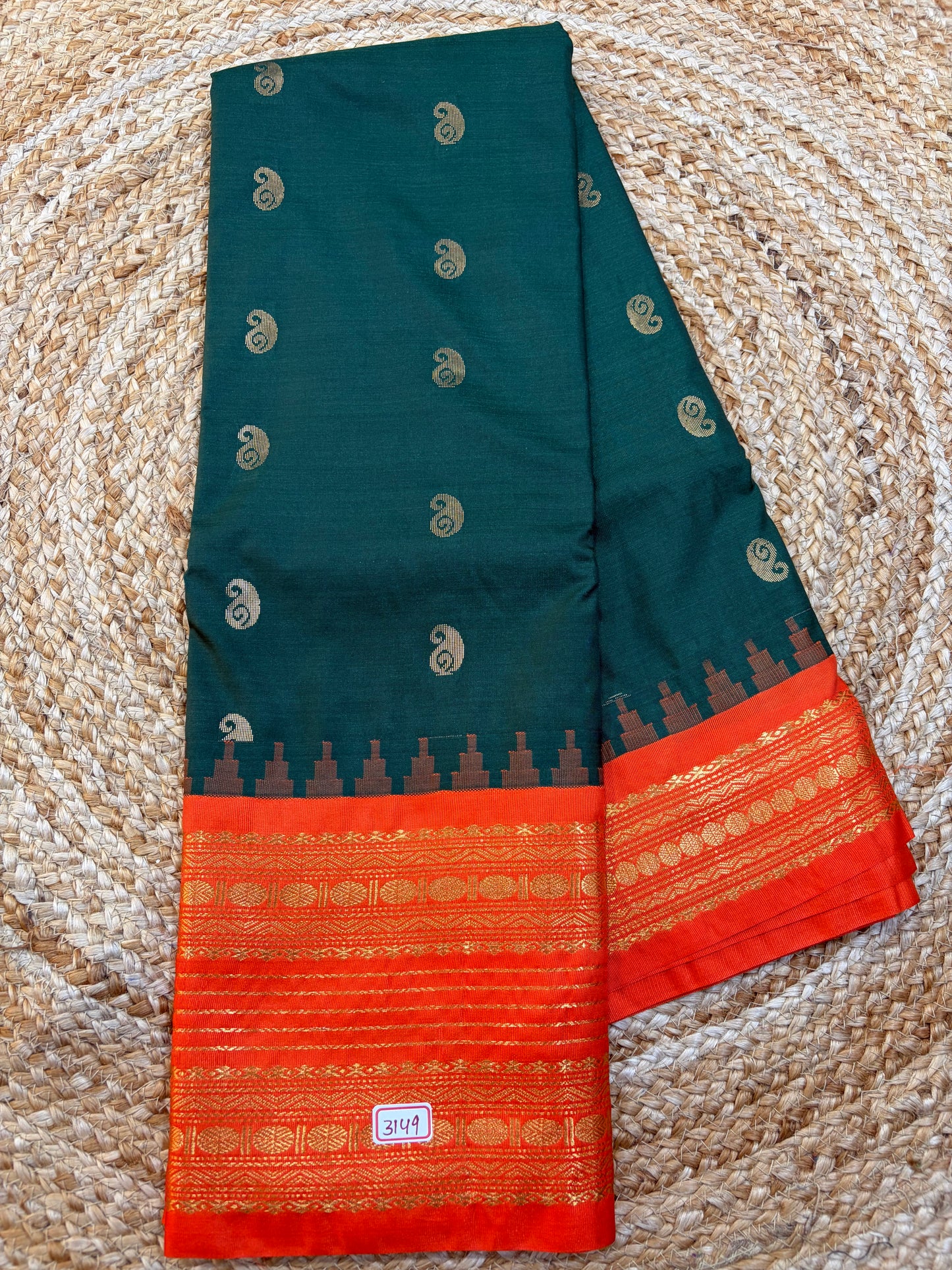 Semi Gadwal Silk Saree