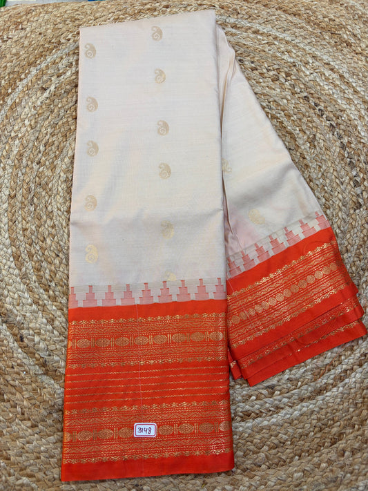 Semi Gadwal Silk Saree