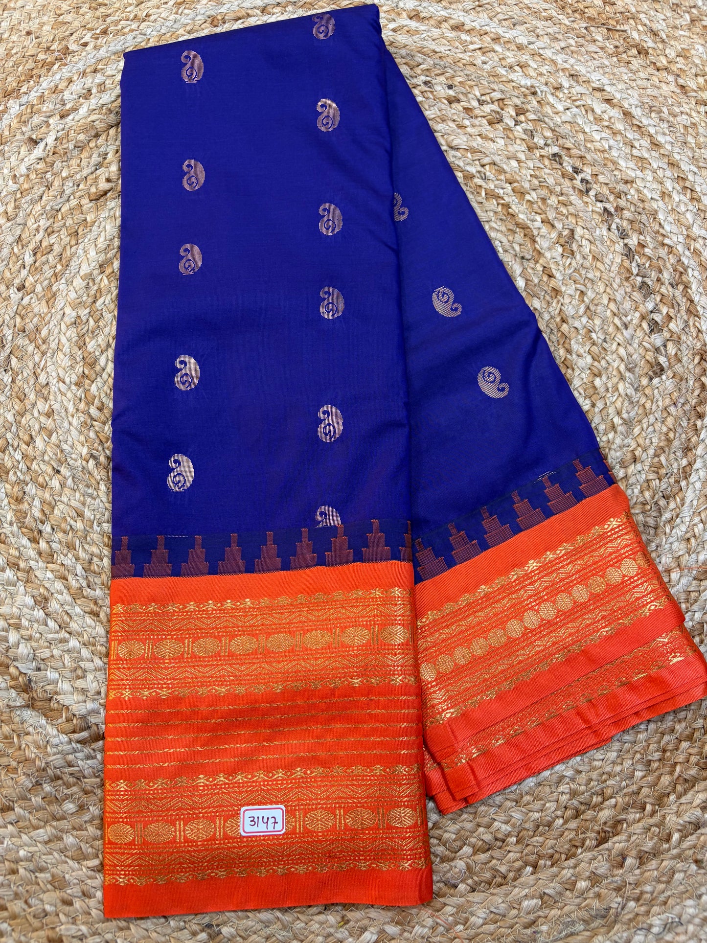 Semi Gadwal Silk Saree
