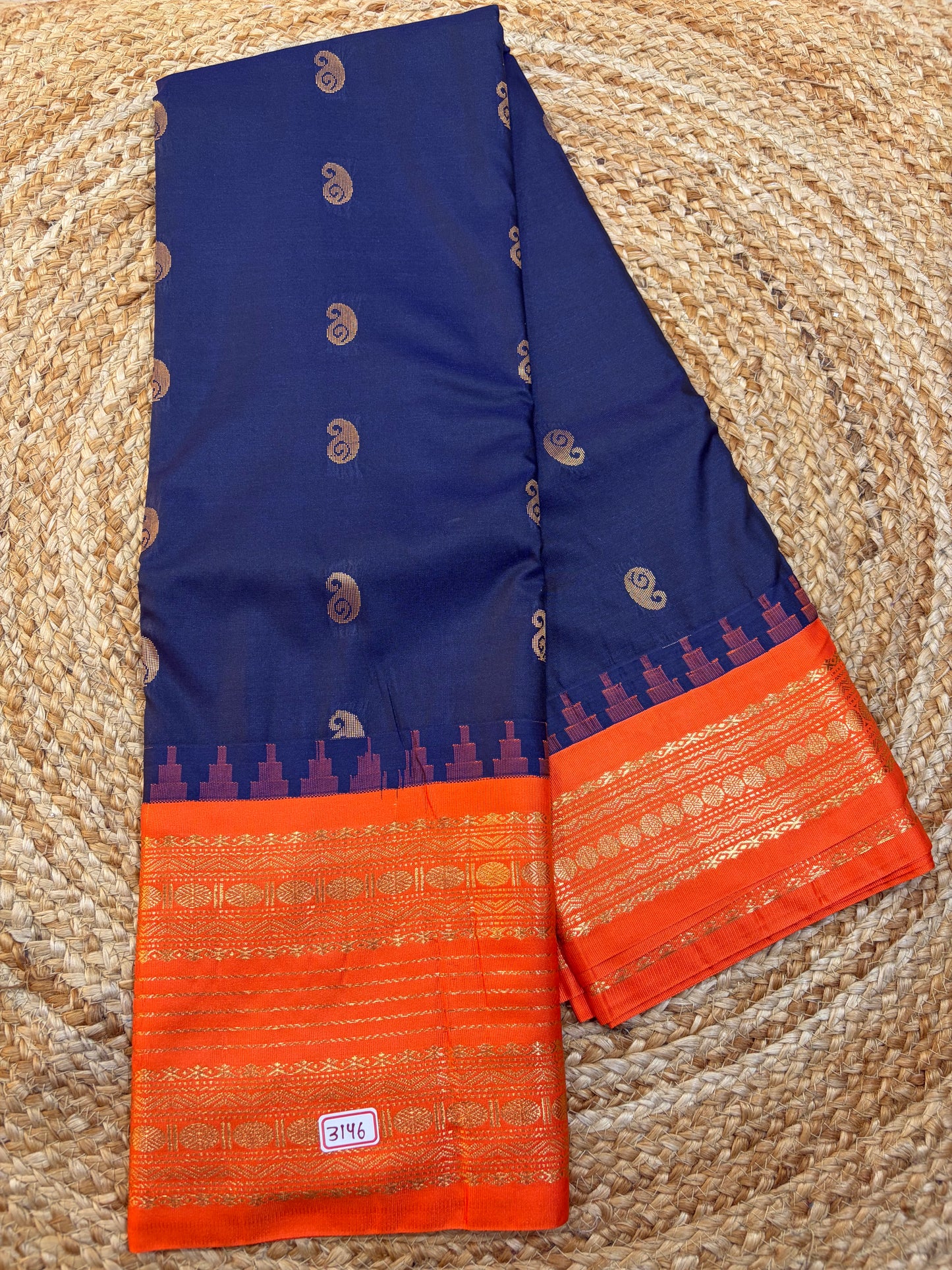 Semi Gadwal Silk Saree