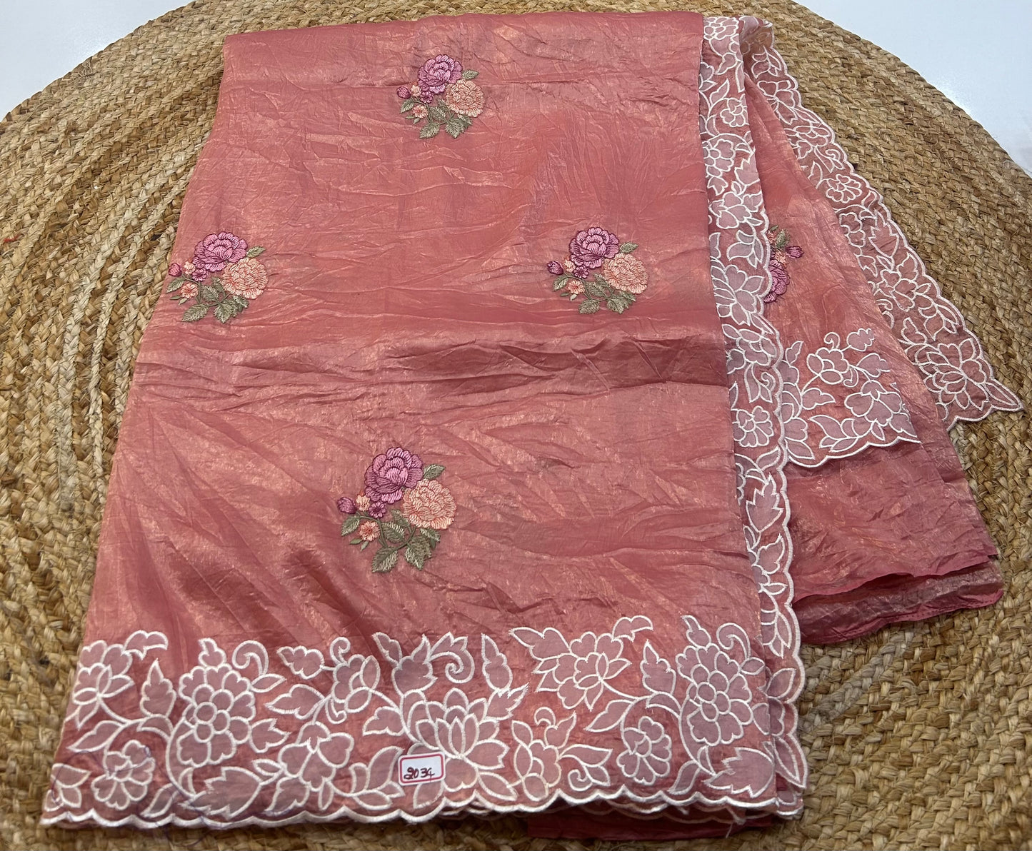 Soft Organza Embroidery Sarees