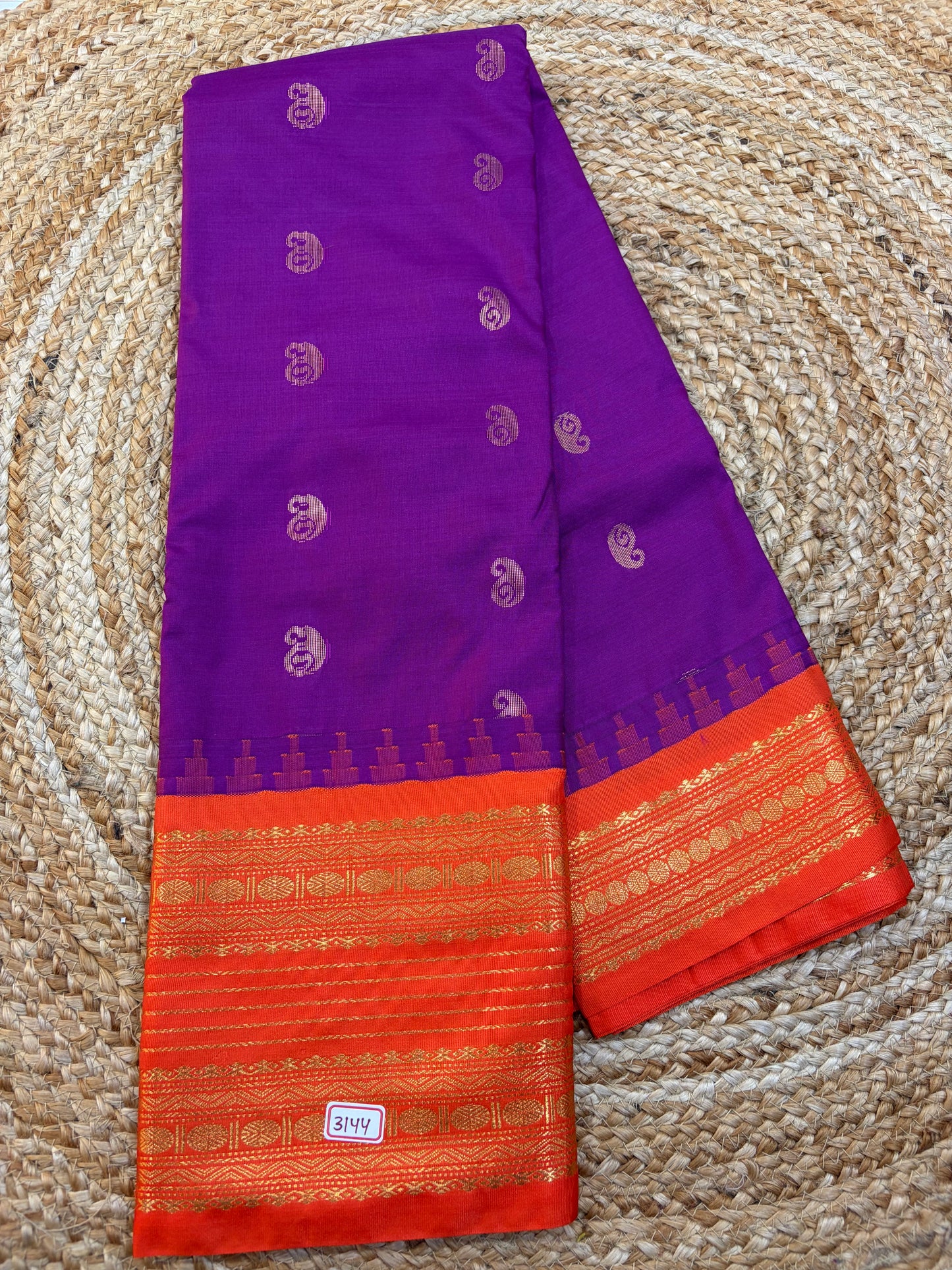 Semi Gadwal Silk Saree